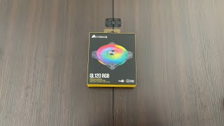 Corsair QL120 RGB Unboxing