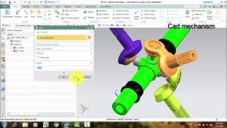 mechanisms transmission rotating between three shafts transmission enter axes nx motion simulation