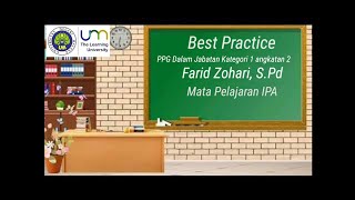 Best Practice PPG Daljab 2022 Mapel IPA