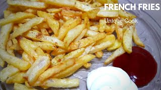 French Fries|How To Make Crispy French Fries|Homemade Perfect French Fries|By Unique Cook