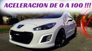 ¡PROBANDO EL PEUGEOT 308 GTI DE 0 A 100! (MEDIDO) 230 CV ¡ABAJO DE 7 SEGUNDOS!