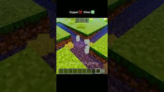 Copper❌ Gilver✅ Colour Minecraft edition || #shorts #minecraft