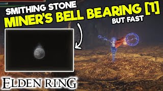 How to get the SMITHING STONE MINER'S BELL BEARING [1] in Elden Ring - Map Location - Find Rare Item