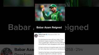 Babar Azam  has decided to resign as the captain of the Pakistan cricket team. #cricket