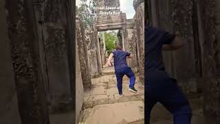 Actual Speed of My Temple Run #cambodia #siemreap #angkorwat #templerun #travel #cambodiatravel