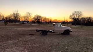 How to harvest a Christmas tree with an IH pickup