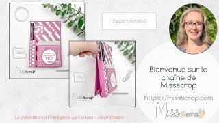 Scrap & Papotages #26: support à post-it