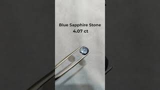 Blue sapphire stone 4.07ct  ₹182,250 #gemstone #naturalgems #diamond