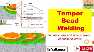 Temper Bead Welding. When to use and how to avoid associated crack.