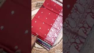 semi katan banarasi silk saree #youtubeshort #shorts #banaras #silksaree #saree