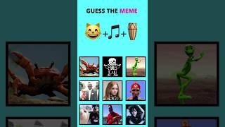 Guess The Meme By Emoji Challenge | Meme Songs 2023 #shorts