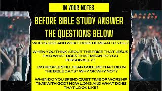 Weds Night Bible Study | 09-04-24