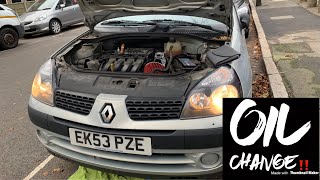 Renault Clio Mk2: OIL CHANGE‼️