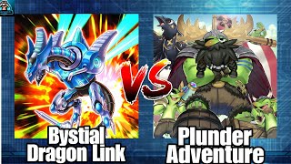 Bystial Dragon Link vs Plunder Adventure | Yu-Gi-Oh! - (EDOPRO).