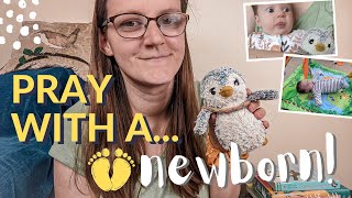 HOW TO PRAY WITH A NEWBORN BABY - 4 ideas for praying with a newborn (0-3 months) simple prayer tips