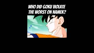 Goku Was A Villain On Namek #dragonball #animememes #shorts