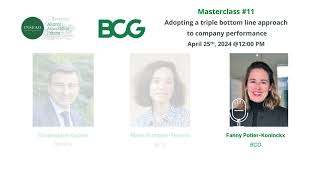 MASTERCLASS #2: ADOPTING A TRIPLE BOTTOM LINE APPROACH TO COMPANY PERFORMANCE AT NEXANS