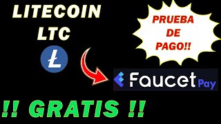 LITECOIN (LTC) GRATIS: No DEPOSITO- No FAUCET- No INVERSION- Directo a FAUCETPAY #LTC #LITECOIN