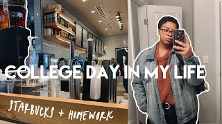 college days in my life |  trying new Starbucks drink, cleaning + homework