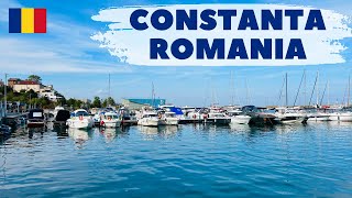 Constanta, Romania - 4K Walking Tour at the Black Sea - Balkans