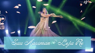 Bride Solo Sangeet Performance | Sau Asmaano Ko + Leja Re | TDC Wedding Choreography