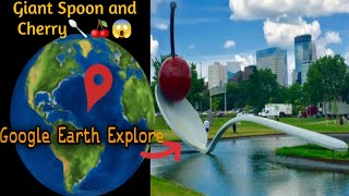 I Found Giant Spoon and Cherry🥄🍒🤯😱On Google Earth 🌎 #googleearth #google #GoogleEarthExplore