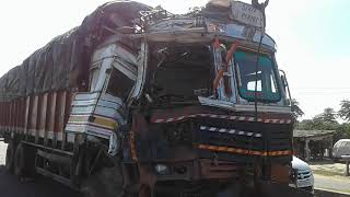 Truck ka Jabardast Accident 17-11-2017 Araria bihar road accident !!