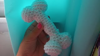 hueso a crochet llavero