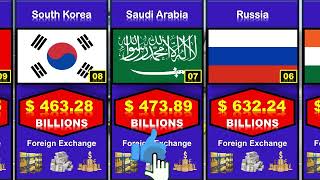 Ranking Reserves of Foreign Exchange and Gold by Country in 2024. #CountriesReserve, #Datamogul.