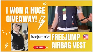 FREEJUMP Airbag Safety Riding Vest - Unboxing |  Equestrian Review I WON AN INSTAGRAM GIVEAWAY!