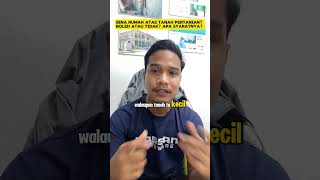 Boleh atau tidak bina rumah atas tanah pertanian?