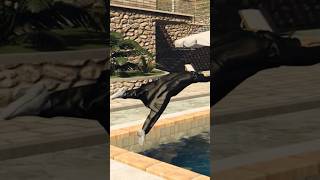 Sidhu Moose wala Swiming in Pool In GTA 5 #sidhumoosewala #295 #ytshorts