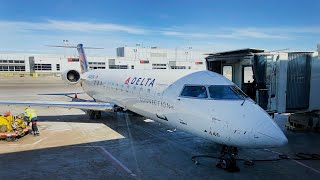 Delta Air Lines CRJ-200 Minneapolis St. Paul to Grand Forks