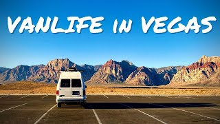 VANLIFE in VEGAS | Exploring Red Rock Canyon Natl. Conservation Area