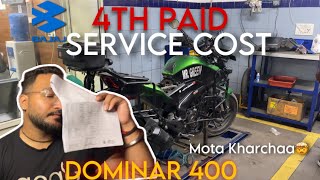 DOMINAR VERY DISAPPOINTED🤦‍♂️ 4th Paid service After 30,000 km | Motaa Kharcha Dominar 400