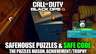 COD Black Ops 6 - Safehouse Puzzles and Safe Code Guide (How to Open the Safe)