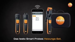 Das testo Smart Probes Heizungs-Set