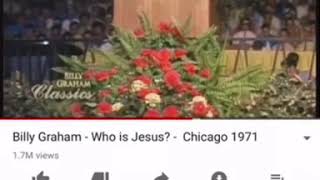 Who Is Jesus? By Billy Graham