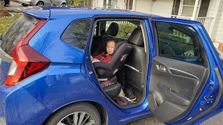 Nuna RAVA Car Seat in the Honda Fit