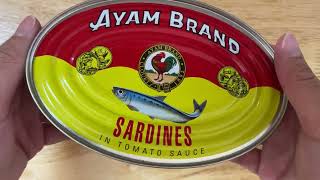 Ayam Brand Sardines In Tomato Sauce 425g Look & Taste Test