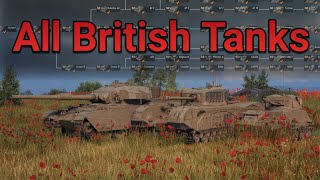 World of Tanks | All British Tanks