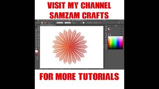 Create a colorful pattern in Illustrator using only one option  #shorts || Illustrator 2022