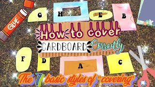 How to 𝓒𝓞𝓡𝓡𝓔𝓒𝓣𝓛𝓨 cover C͓̽A͓̽R͓̽D͓̽B͓̽O͓̽A͓̽R͓̽D͓̽ |⑦ basic must know methods| Craft ｐｒｏｆｅｓｓｉｏｎａｌｌｙ