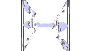 Single crystal (correspoinding to Low angle GB with [-110] tilt axis) with perpendicular crack