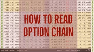 How to Read Option Chain