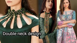 Double Neck Design  2024 / Latest Neck Designs  2024 / Gala Design 2024