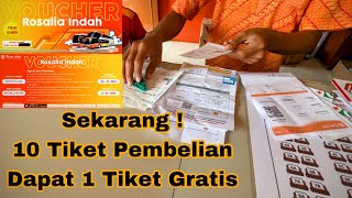 Tukar 20 Tiket Pembelian dengan 1 Tiket Gratis Bus Rosalia Indah