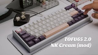 TOFU65 2.0 | NK Cream | JTK Formidable | Sound test | #yetimech