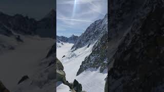 Grands Montets Aiguille Verte Small Avalanche