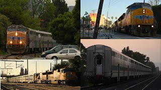 Retired Caltrain Gallery Cars on the Move to Storage